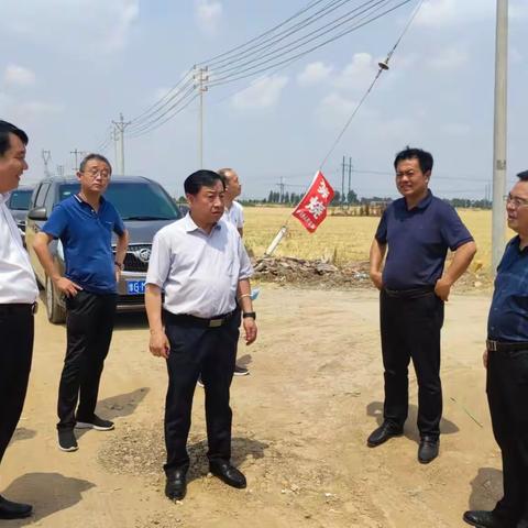 新乡市交通运输局领导一行实地调研 S309长济线（新乡县段）公路改建项目