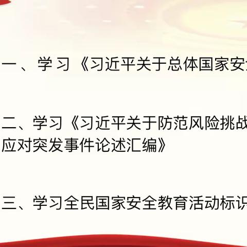 学习和树立总体国家安全观——南新小学开展主题班会