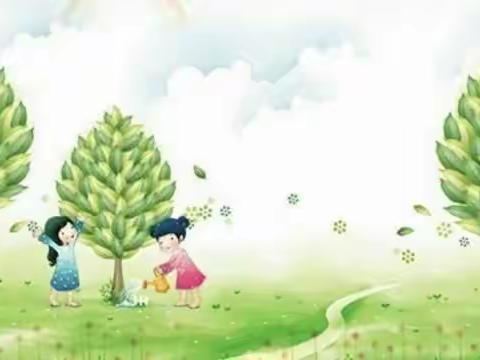 敖本台幼儿园植树节活动