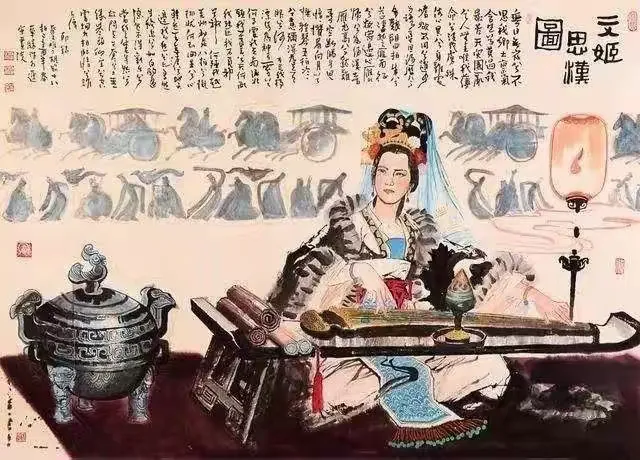 抒幽愤，谁人问。怨胡笳。留取几多悲句、痛诗家。