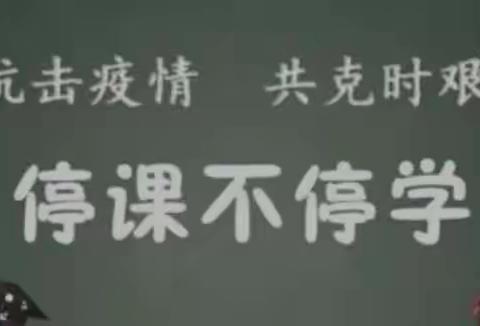 共克时难   不忘育人--宋楼镇杨楼小学疫情期间线上教学