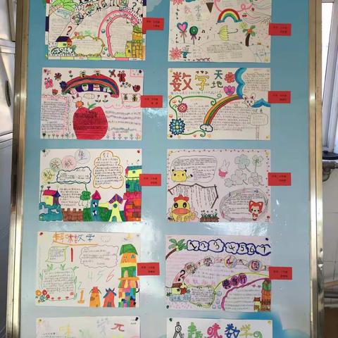 展思维风采，享数学魅力------联立小学第一届数学节学生作品展