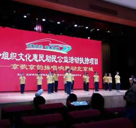北京市大兴区行知学校参加北京市京歌京韵操大赛