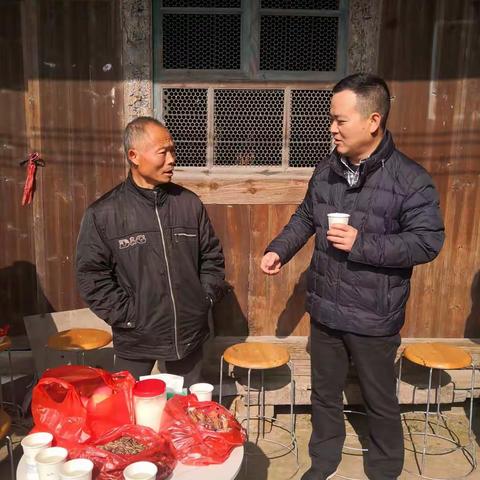 磐安台办和全体台联会理事成员春节走访活动