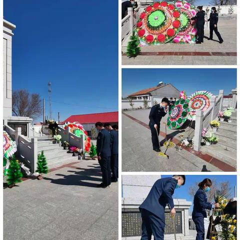 清明祭奠英烈  缅怀革命烈士 —八仙筒通行费收费所开展缅怀革命英烈，传承红色基因活动