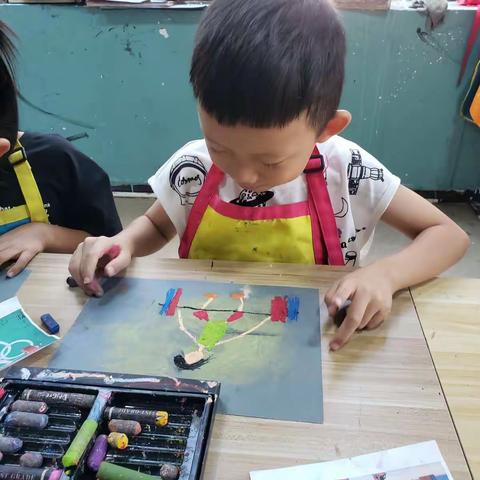 KK美育－周文博kk绘画成长记🧡