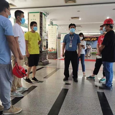 覃荣权科长带队督查我院在建工程项目