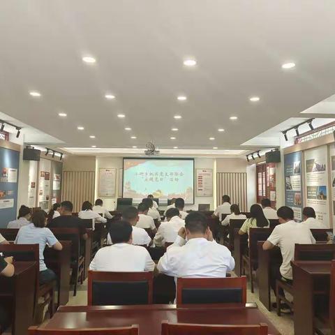 机关党员全上阵——小街乡开展“喜迎二十大·美丽乡村展新颜”主题党日活动