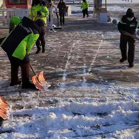 瑞雪兆丰年，除雪保归途