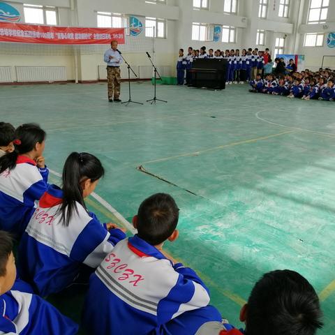 伽师总场学校纪念五四运动100周年“青春心向党 建功新时代”主题团日活动