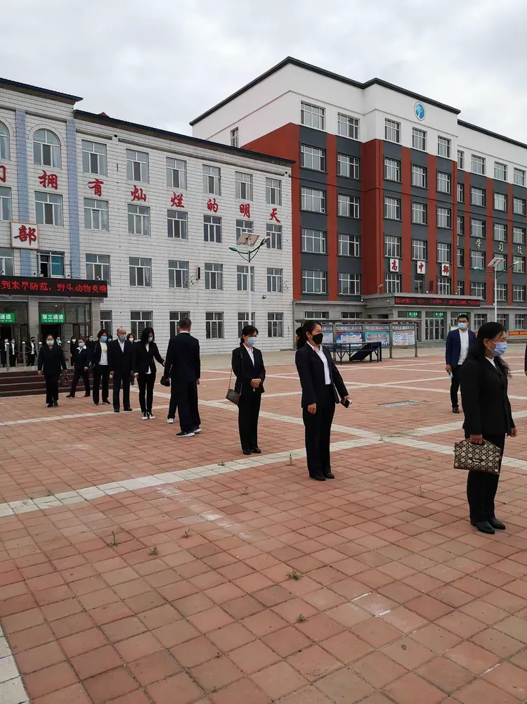 宾县三中初三学年复学一日流程演练