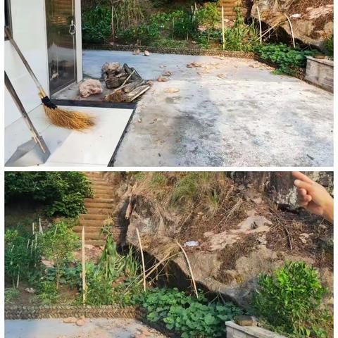 山石掉落存隐患