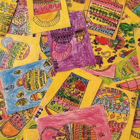 七色光幼儿园童心童画