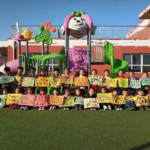 七色光幼儿园童心童画！