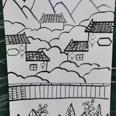 美术二班第11课时《诗配画一》