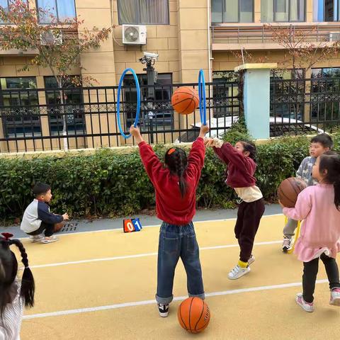 花样篮球挑战赛——大一班