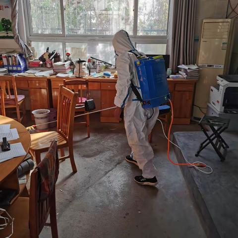 开展科学消毒  确保顺利开学