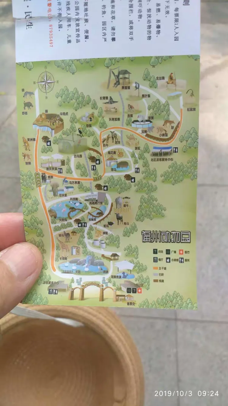 2019年10月3日游福州动物园