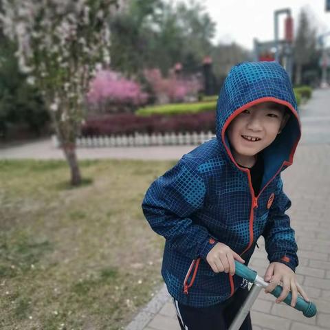 四月桃林沟踏青                                 二年级3班乔梓恒