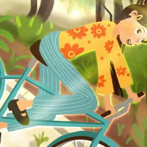 潍坊美加实验学校 小学三年级 美术作品展示《一路轻骑-绿色出行》