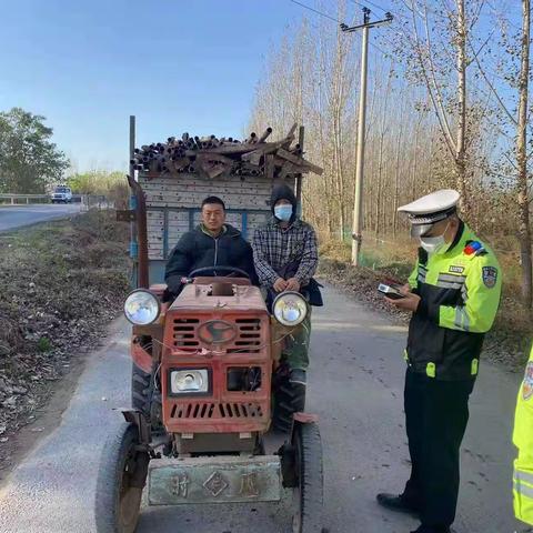 交警大队加强农村地区道路管控，昼夜严查交通违法