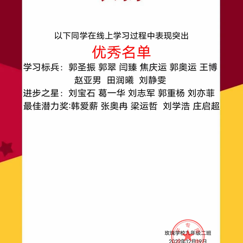 表彰榜样聚力量 鼓劲扬帆再起航——玫瑰学校举行“线上学习”总结表彰大会