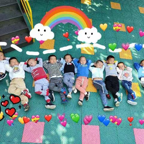 小一班宝贝们十月份成长记录