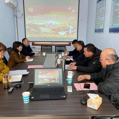 济南市农业综合行政执法支队来我局调研指导工作