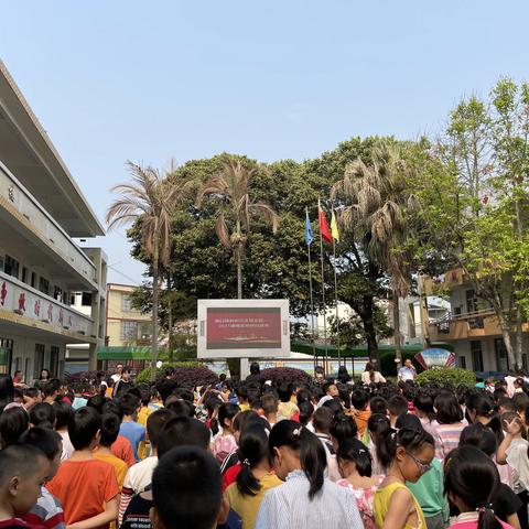 湖口镇中心小学党史学习教育“缅怀先烈，重温誓词，共筑中国梦”