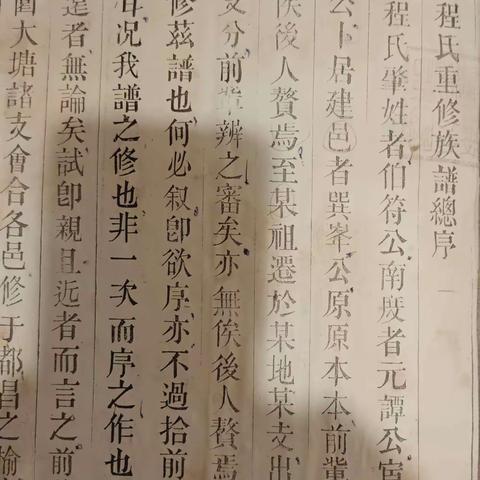 江西南昌新建大塘程氏谱序