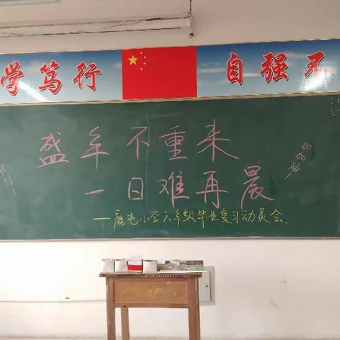 树目标 讲方法 迎挑战——鹿屯小学六年级毕业复习动员大会