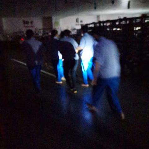 物检停电停排风应急演练