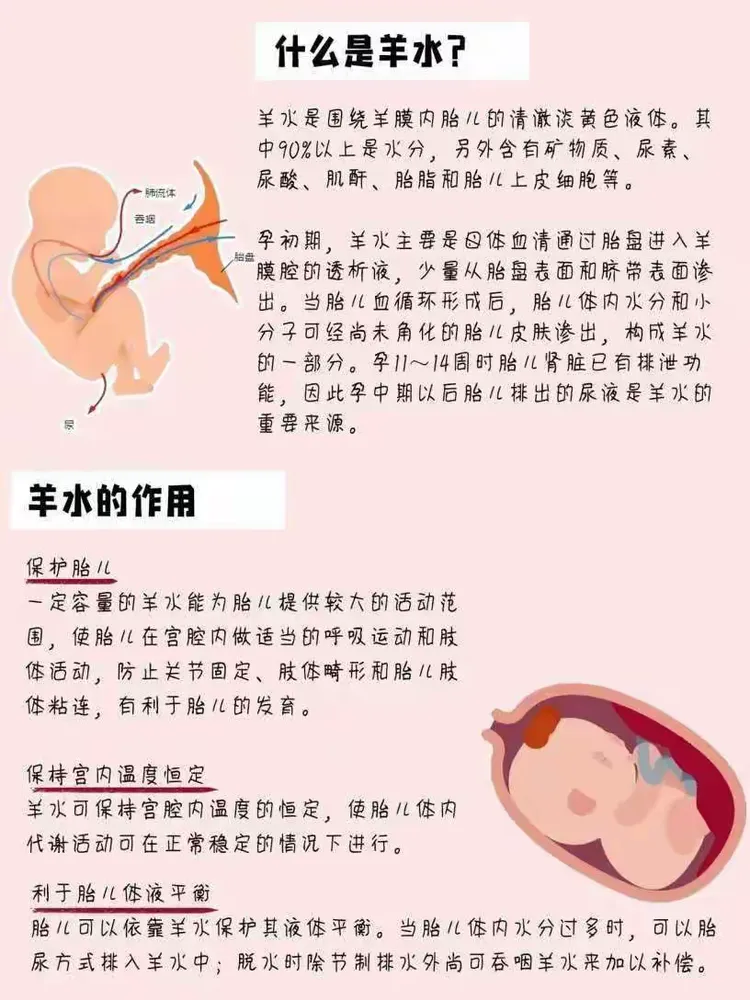【科普】孕期羊水少怎么办?喝水可以补吗?