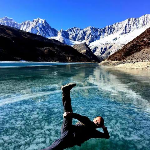 冬日西藏~蓝冰诱惑 （上集）~扎央宗溶洞、卡久寺、库拉岗日徒步