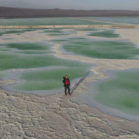极致美丽之异域星球~青海柴达木（下）艾肯泉、茫崖翡翠湖、水上雅丹、天峻大草原