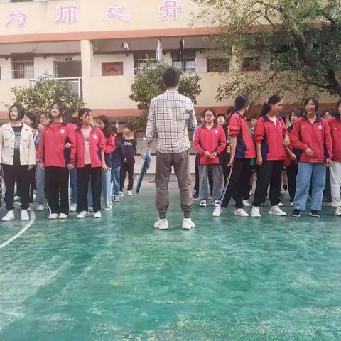 学生风采——记沙心中小学九年级文体活动