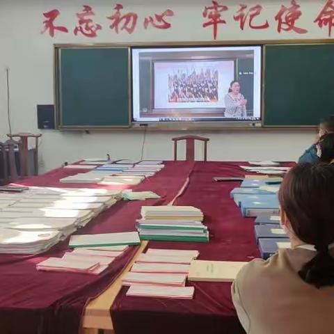 鱼台县罗屯镇中心小学沈集校区全体思政教师学习“喜迎二十大，永远跟党走”优秀微课