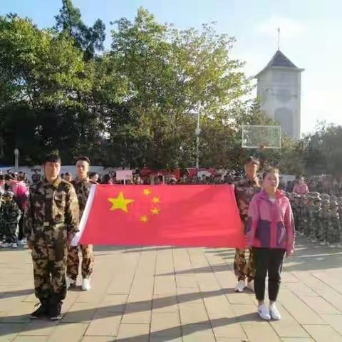 2019年蒙自文澜东方宝贝幼儿园“小小童子军，迎接军运会”军事亲子活动