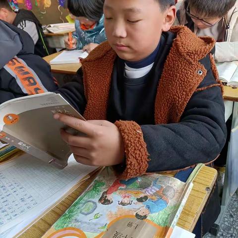 东郭镇中心小学【乡村振兴·强镇筑基】五年级六班书香暖冬