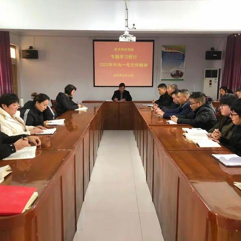 县农科所召开学习贯彻中央一号文件精神专题研讨会