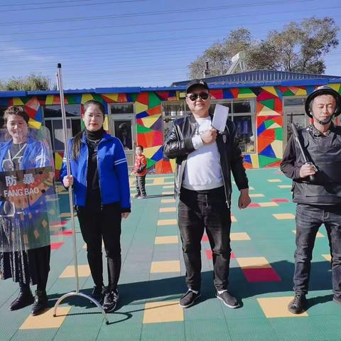 童歌幼儿园防控防爆演习