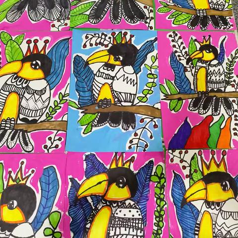 下午三级班《大嘴鸟》