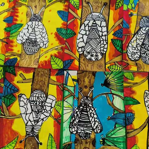 下午三级班《树上的知了》