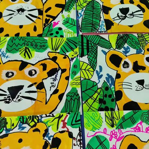 7.28日上午二级班《小花豹》