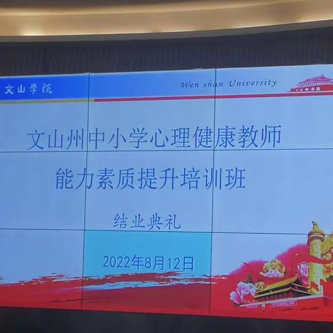 文山州中小学心理健康教师能力素质提升培训——培训小记3