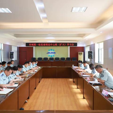 市城肥一处召开党委理论学习中心组 （扩大）学习会