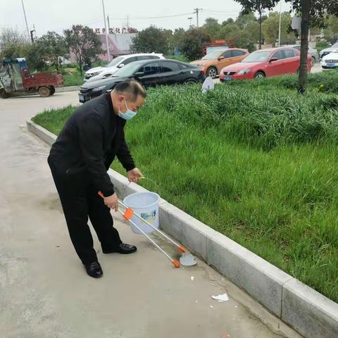 郑家咀社区 全民战疫清洁家园活动