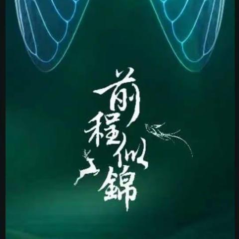 前程似锦  不负韶华