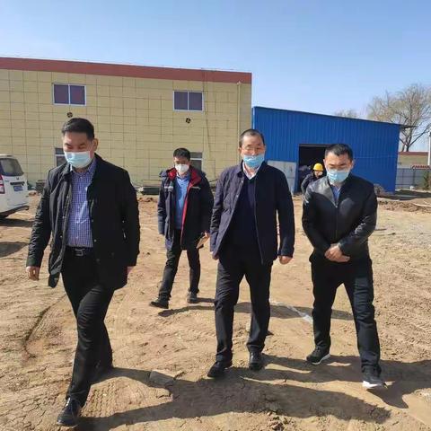 旬邑县委常委王永刚督导检查中医药健康产业园疫情防控及企业复工复产工作