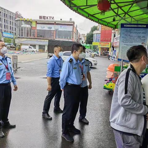罗文副书记到人和开展疫情防控督导工作